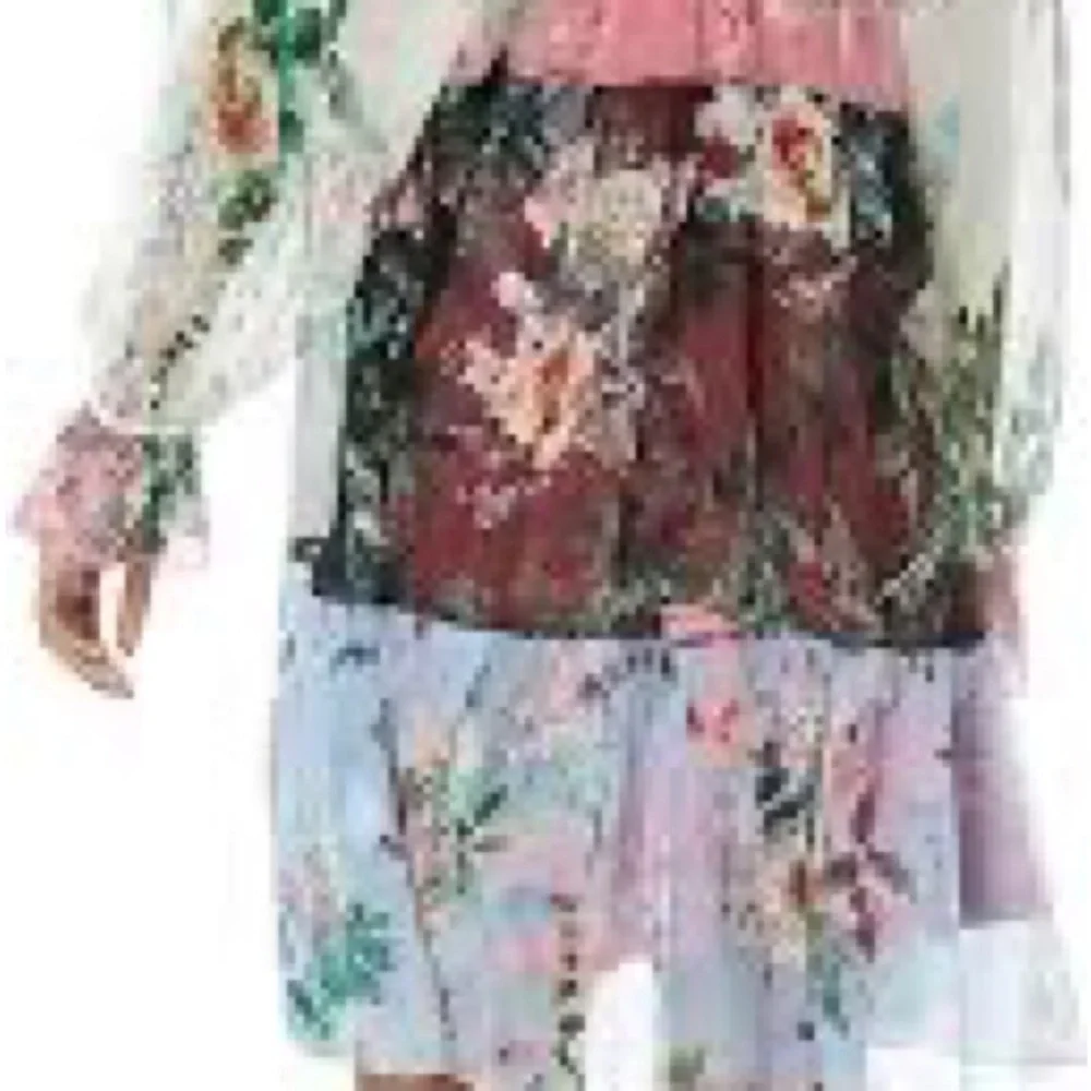Johnny Was Adore Silk Mini Dress NWOT SIZE S - Picture 11 of 14